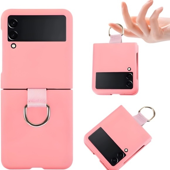 Other - Ultra-Thin Shockproof Phone Case W Finger Ring for‎ Samsung Galaxy Z Flip 4 5G